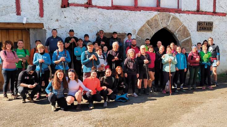 Berako Agerra Mendi Taldeak irteera jendetsua egin du Goizuetara