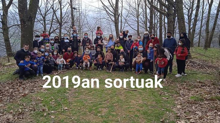 2019an eta 2020an jaiotako haurrek badute bere zuhaitza Bordaxurin