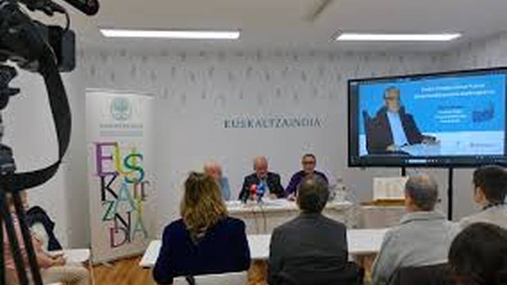 Patxi Ondarraren Funts Onomastikoa aurkeztu berri du Euskaltzaindiak