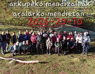 [BIDEOA] Arkupeak elkarteko mendizaleak Aralarko mendietan ibili dira