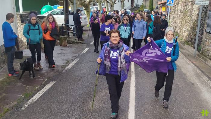 [ARGAZKIAK] Emakumeen Nazioarteko Eguna modu berezian oroitu dute Ezkurran