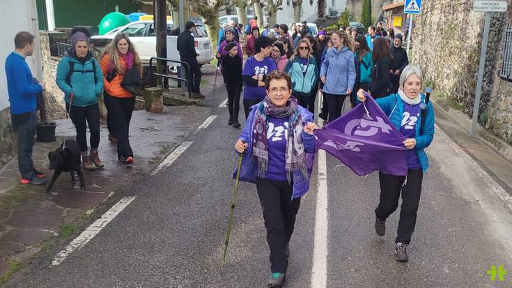 [ARGAZKIAK] Emakumeen Nazioarteko Eguna modu berezian oroitu dute Ezkurran