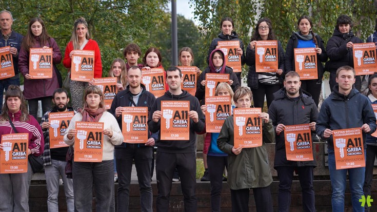 [ARGAZKIAK] Baztan-Bidasoko hainbat eragilek eta herritarrek azaroaren 11ko greba egunean Elizondon manifestaziora deitu dute
