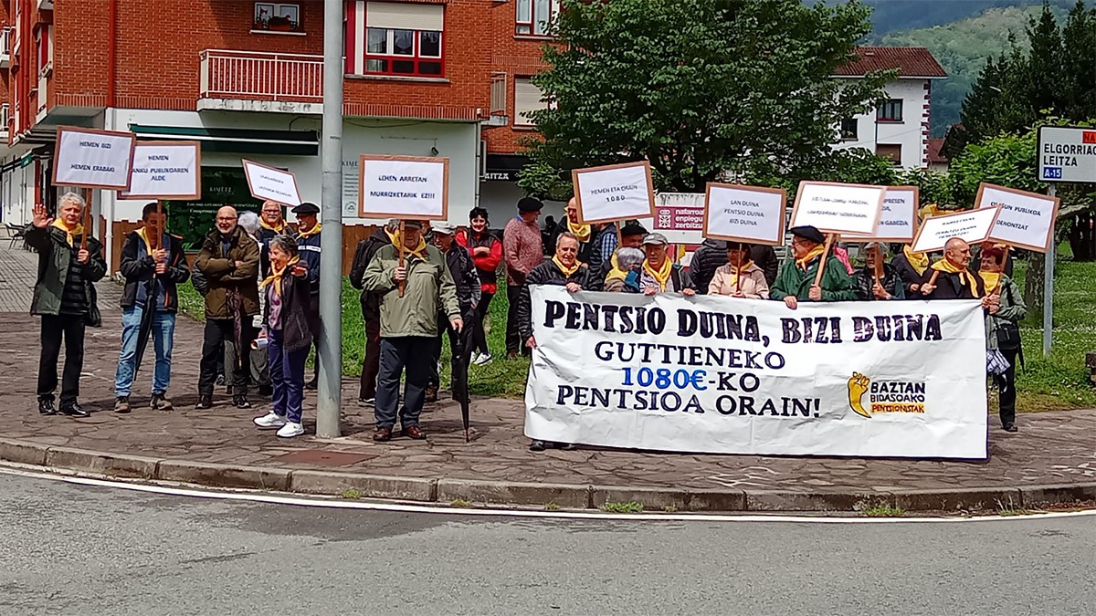 Hauteskunde eguna mobilizazio eguna izanen dela nabarmendu dute pentsiodunek