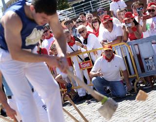 Nafarroako hainbat txapelketa jokatu da Iruñeko festetan