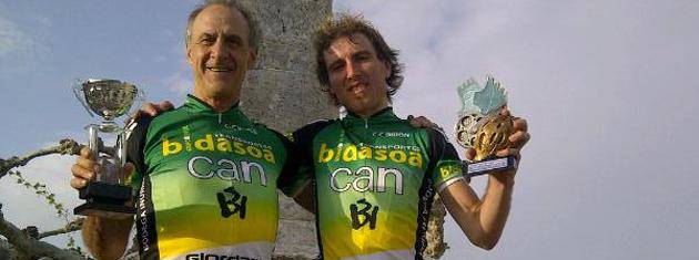 Garaipenaren lehian ibili da Transportes Bidasoa txirrindulari taldea Burgos eta Zaragozan