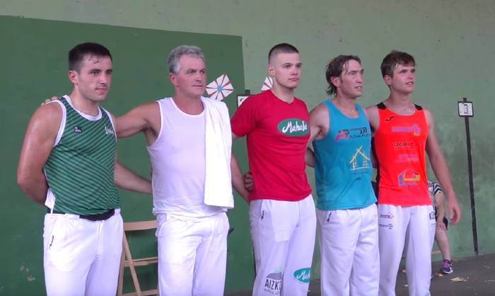 Nafarroako bigarren mailako aizkolari txapelketaren finala jokatuko dute igandean Uharten