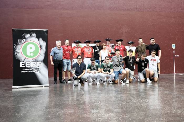 Euskal Herriko herriarteko pilota txapelketan ere txapeldunorde izan da Leitza