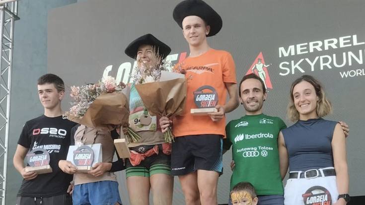 Hodei Lujanbio goizuetarra hirugarren izan da Gorbeia Suzien lasterketan