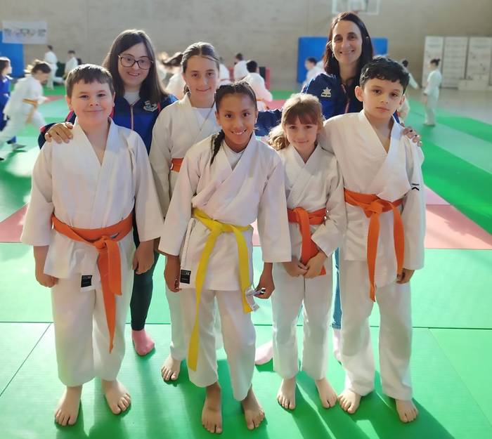 Bikain ibili dira benjamin mailako Errekako judokak Nafarroako Kirol Jokoetan