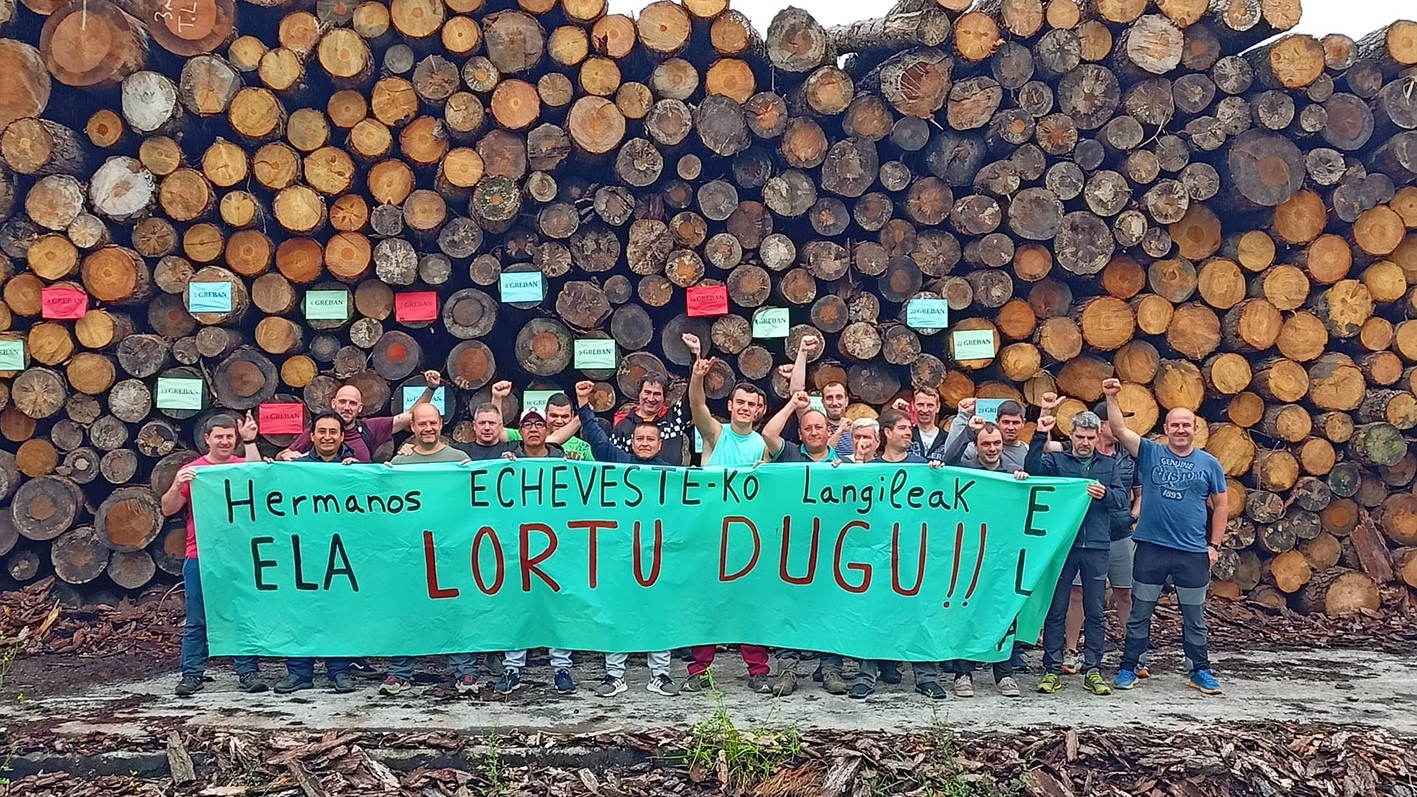 Lesakako Echeveste Hermanos zerrategiko langileak lanera bueltatuko dira gaur