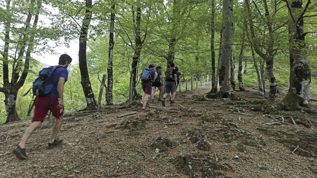 Mendi ibilbideak markatzeko auzolana eginen dute Etxalarren