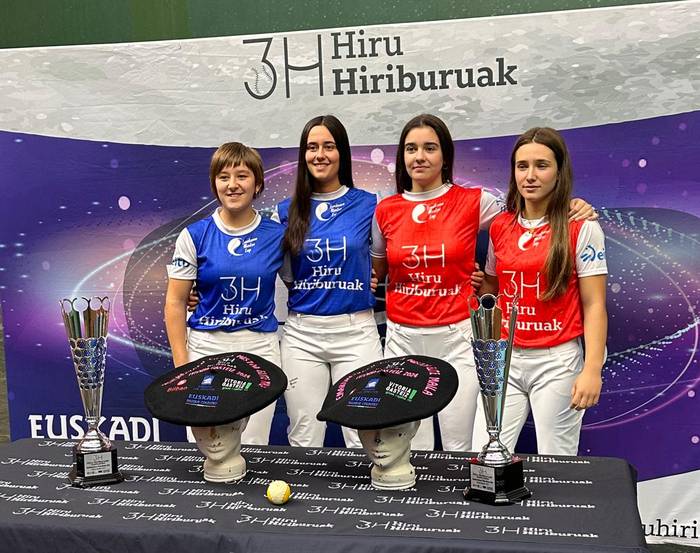 Hiru Hiriburuak pilota txapelketako finalak jokatuko dituzte igandean Gasteizko Ogetan