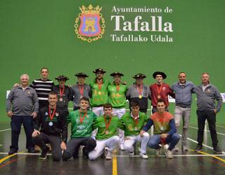 Canabalek eta Apeztegiak irabazi dute Nafarroako kluben arteko eskuz binakako pilota txapelketa ohorezko mailan