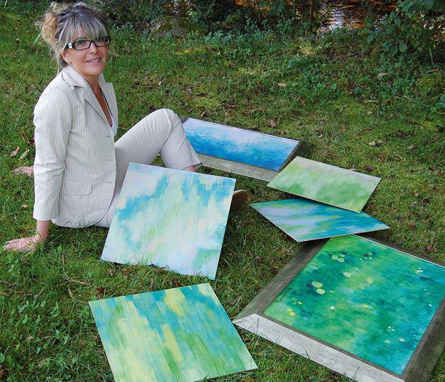 «Hitzik gabe adierazteko beharra sentituta hasi nintzen margotzen»