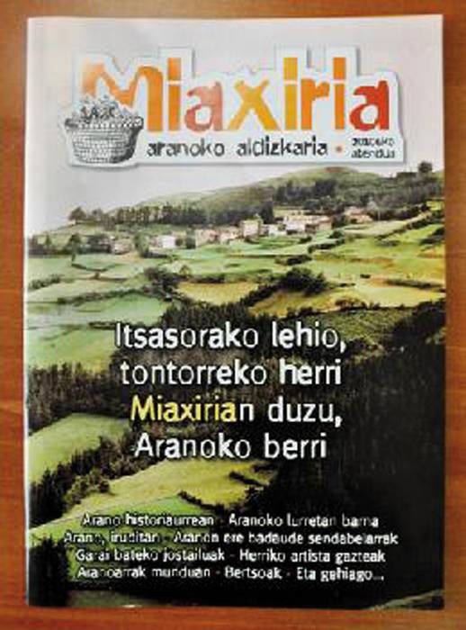 Miaxiria aldizkariaren bigarren alea prestatzen hasiak dira