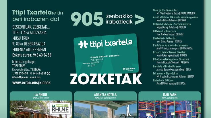 ZOZKETAK ttipi-ttapa 905 zk.