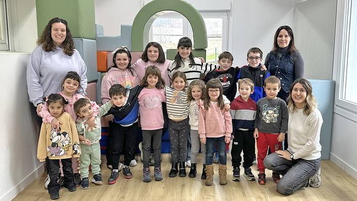 Aspaldiko egoerarik hoberena dute Saldiasko eskolan