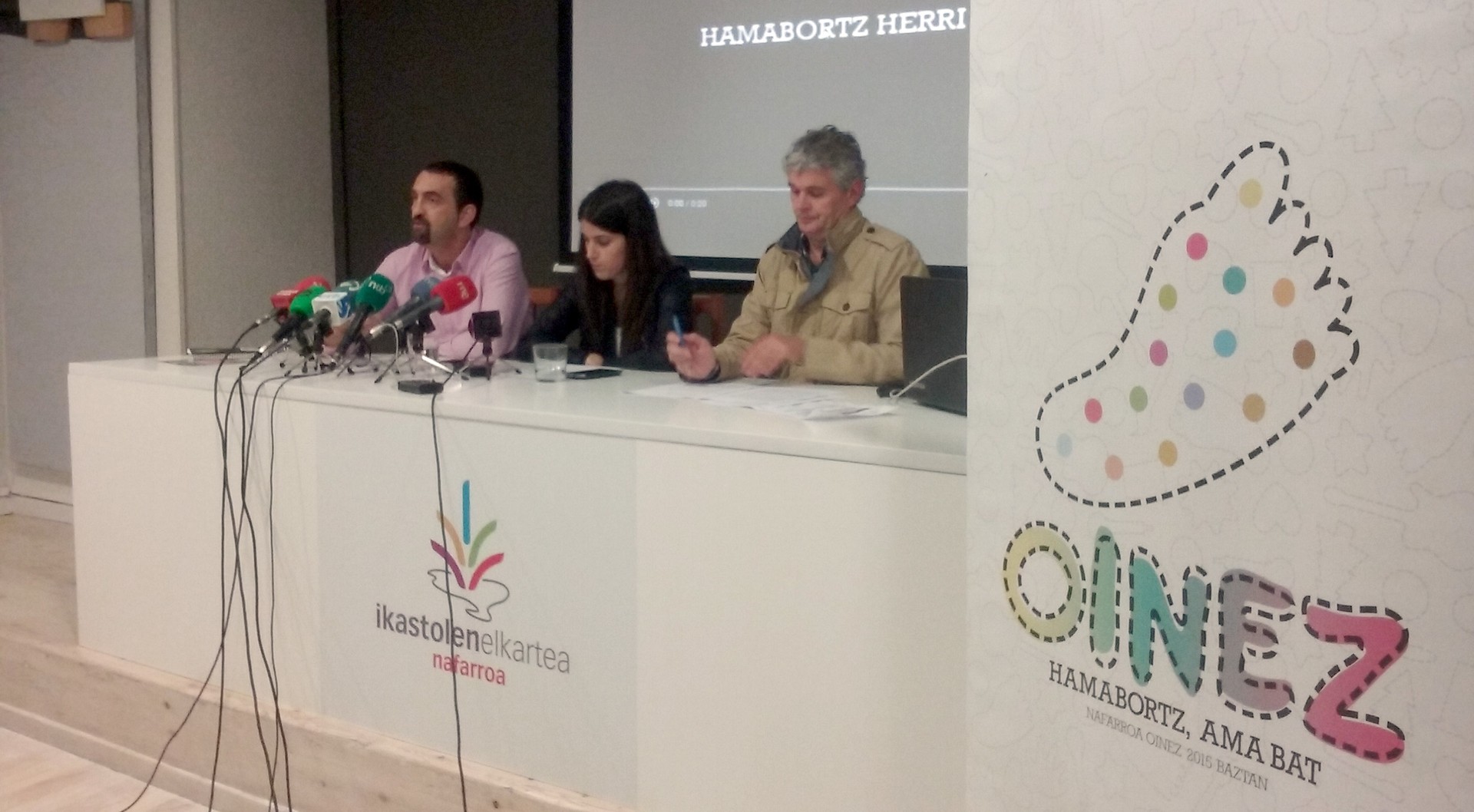 Baztan Ikastolak dena prest du igandeko Nafarroa Oinezererako