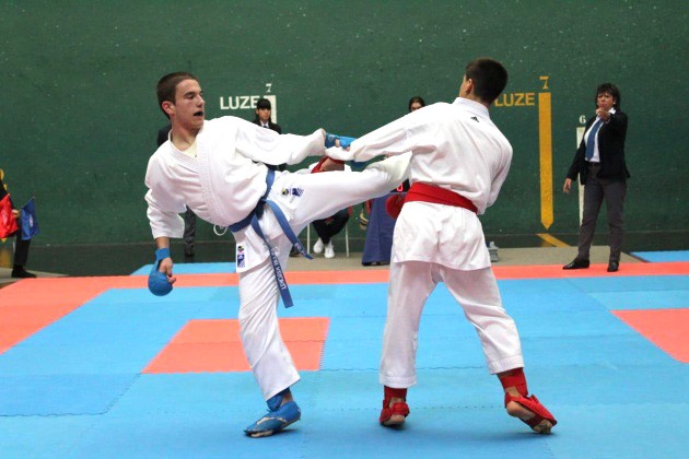 Arantzako Mikel Goizueta txapeldunorde izan da Gipuzkoako karate txapelketan