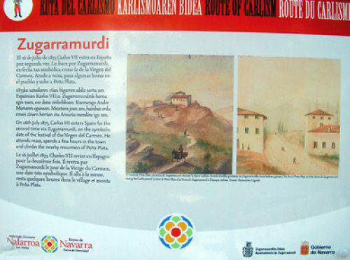 Karlismoaren ibilbideko plakak gertaera historikoak bildu ditu