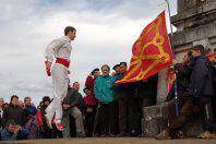 Amaiurko gudaren bosgarren mendeurreneko lehen ekitaldia egin zen igandean