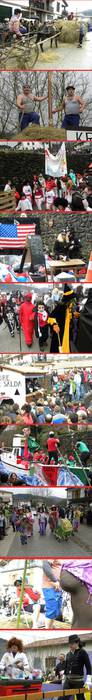 Karroza desfile ikusgarriarekin akitu ziren Sunbillako inauteriak