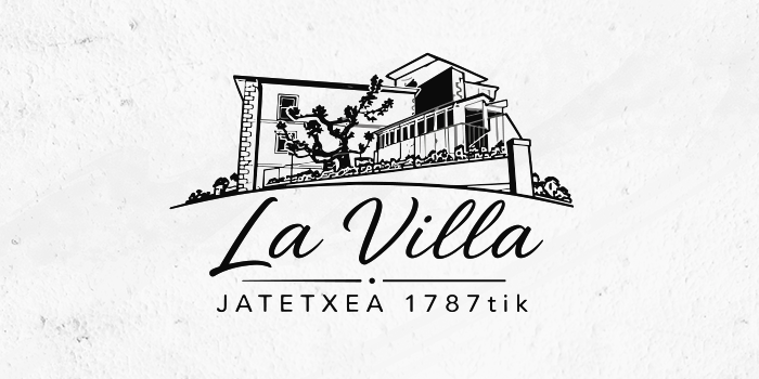 LA VILLA JATETXEA logotipoa