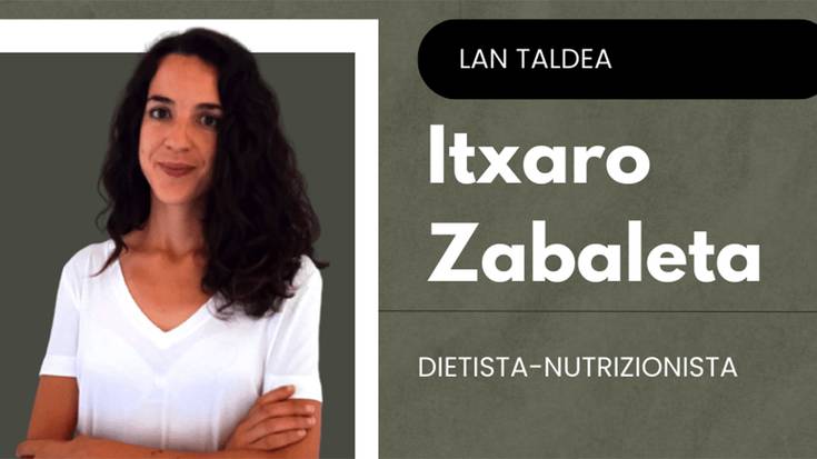 Itxaro Zabaleta nutrizionista-proba