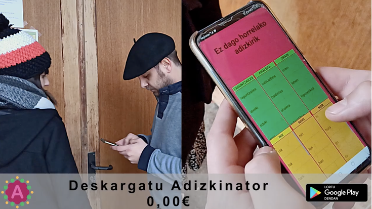 Aditz laguntzaileak eta trinkoak esku-eskura Adizkinator aplikazioarekin