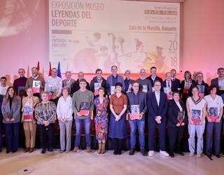 40 urteotan Nafarroako Gobernuaren kirolaren urrezko domina eskuratu dutenak omendu dituzte