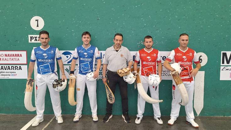 Mikel Mikelarena oiztarrak eta Ionek irabazi dute Udaberriko erremonte txapelketako lehen partida