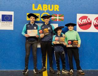 Bortzirietako pilotariak txapeldun Sopelako VII. Baserria KM0 txapelketan