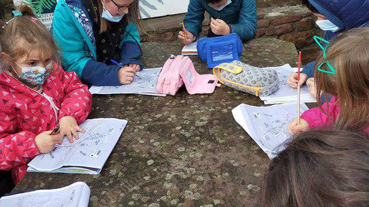 Euskararen Eguna ospatu zuten asteartean Zigako Eskolako haurrek