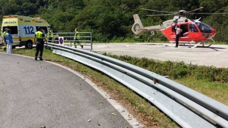 Txirrindulari bat zauritua Leitza eta Goizueta arteko errepidean