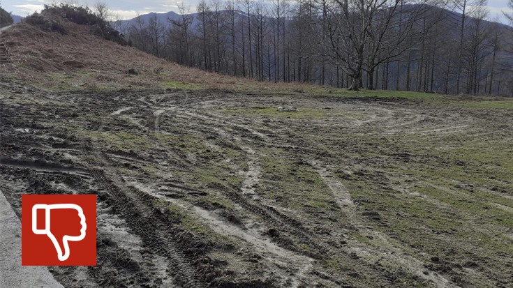 Lesakako mendietan motorzaleek izandako jarrera desegokiaz kexatu dira herritarrak