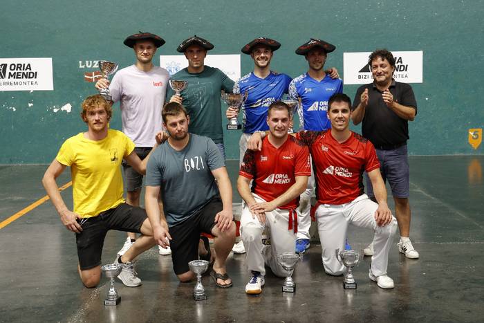 Josetxo Ezkurra II.a txapeldun orde izan da Zarauzko erremonte txapelketan