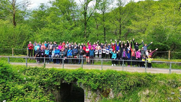 Zazpizubietan elkartu dira Leitzako eta Berastegiko herritarrak