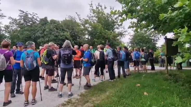 [BIDEOA] Hondarribitik Jaizkibelerako bidea egin dute Arkupeak elkarteko mendizaleek