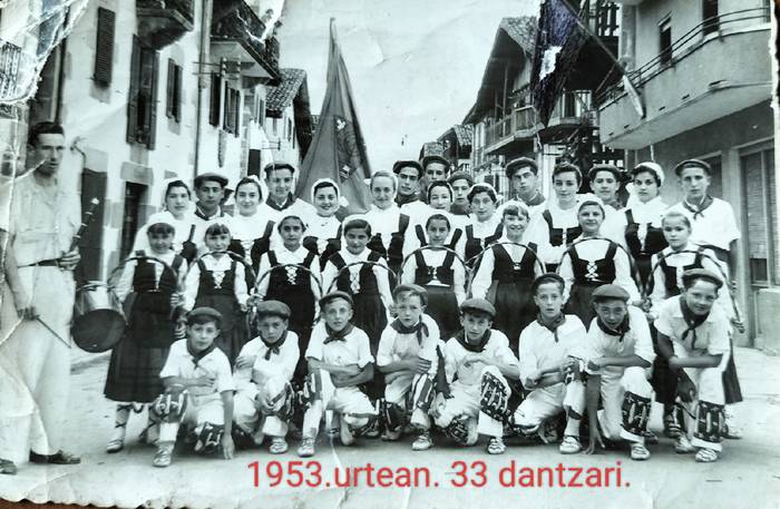 Gure Txokoako dantzariak 1953an