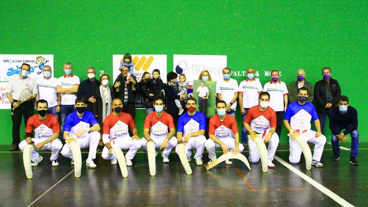 Doneztebeko Estebantxo Apeztegia pilotazalea omendu dute Tafallan