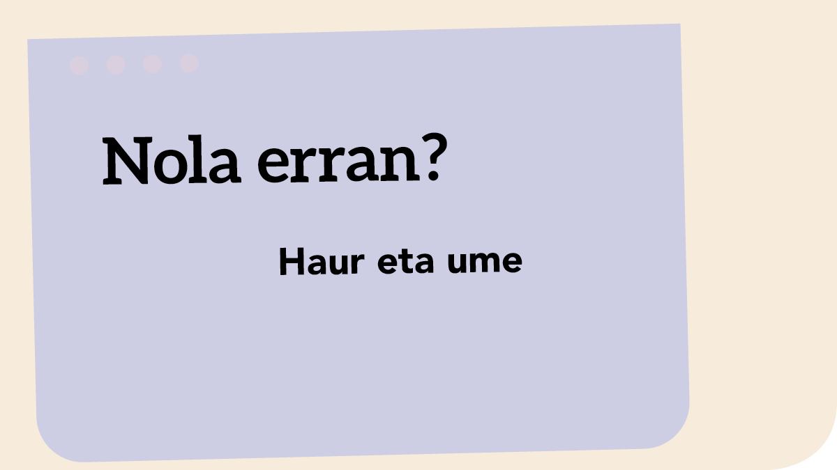 Haur eta ume