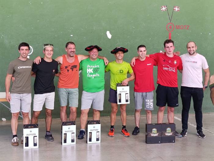 Mikel Urtxegi eta Urtzi Loiarte garaile Igantziko frontenis txapelketan