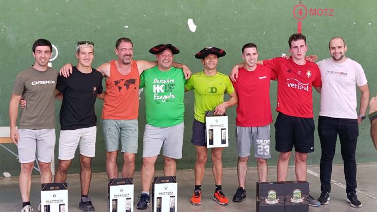 Mikel Urtxegi eta Urtzi Loiarte garaile Igantziko frontenis txapelketan