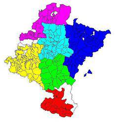 67 Mankomunitatetik 6ra murriztea planteatzen du Nafarroako Gobernuaren tokiko mapa berriak
