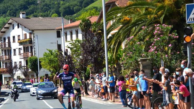 Gama-Muruzabal-Erro y Eugui taldeko Lucas Guillermok irabazi du Berako XVII. Txirrindularitza Saria