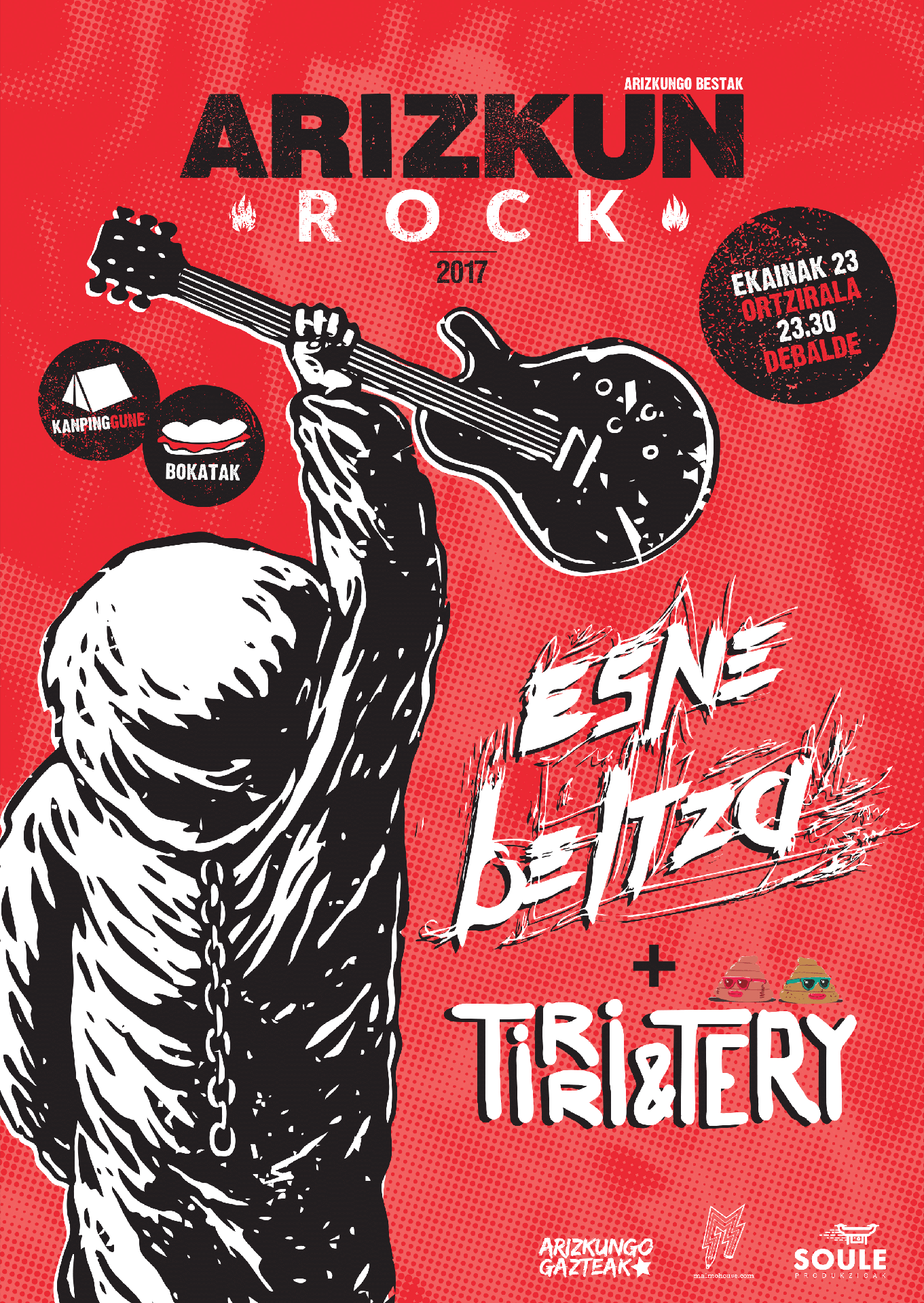 Esne Beltza taldeak joko du ekainaren 23an Arizkun Rocken