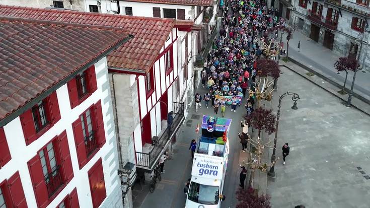 [BIDEOA] Korrikak Lesakan utzitako irudiak