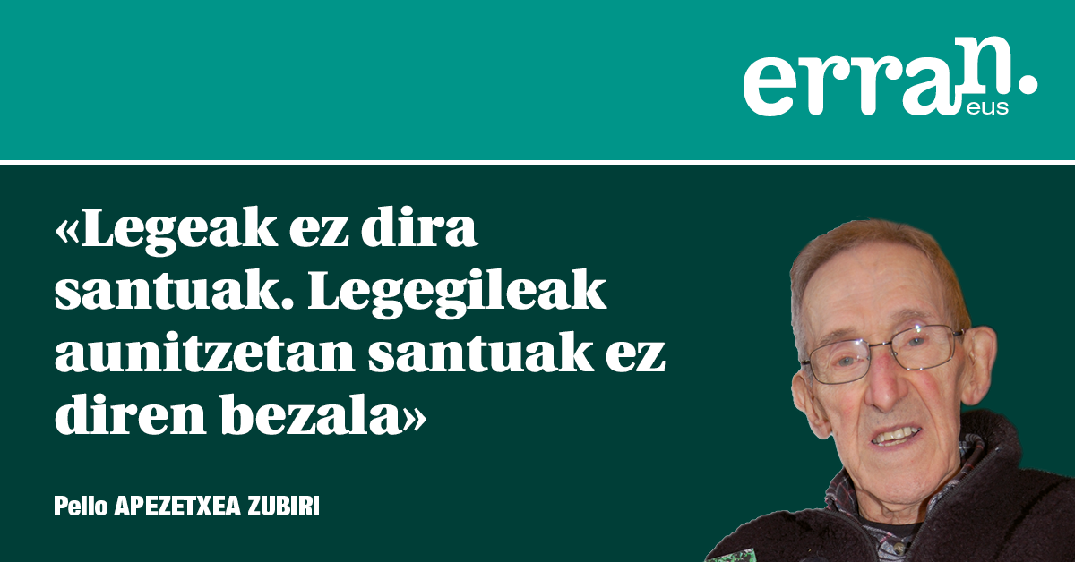 Legeak egitea eta betetzea