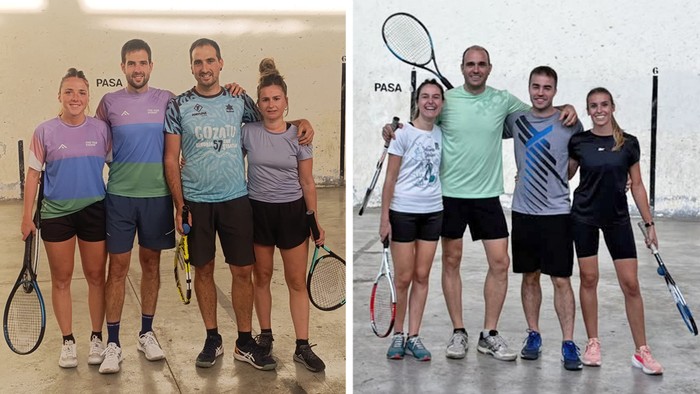 Urrozko frontenis txapelketako finalistak erabakiak gelditu dira